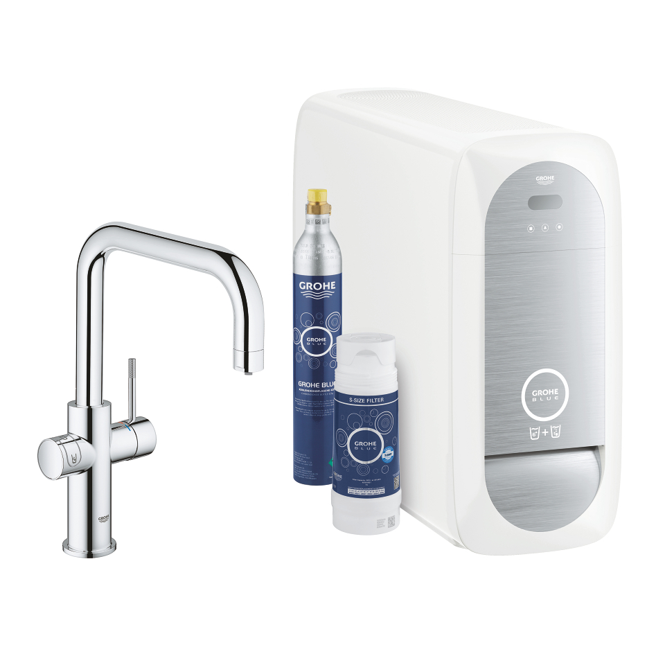 GROHE Blue Home Startovní sada s výpustí ve tvaru U Chrom #31456001