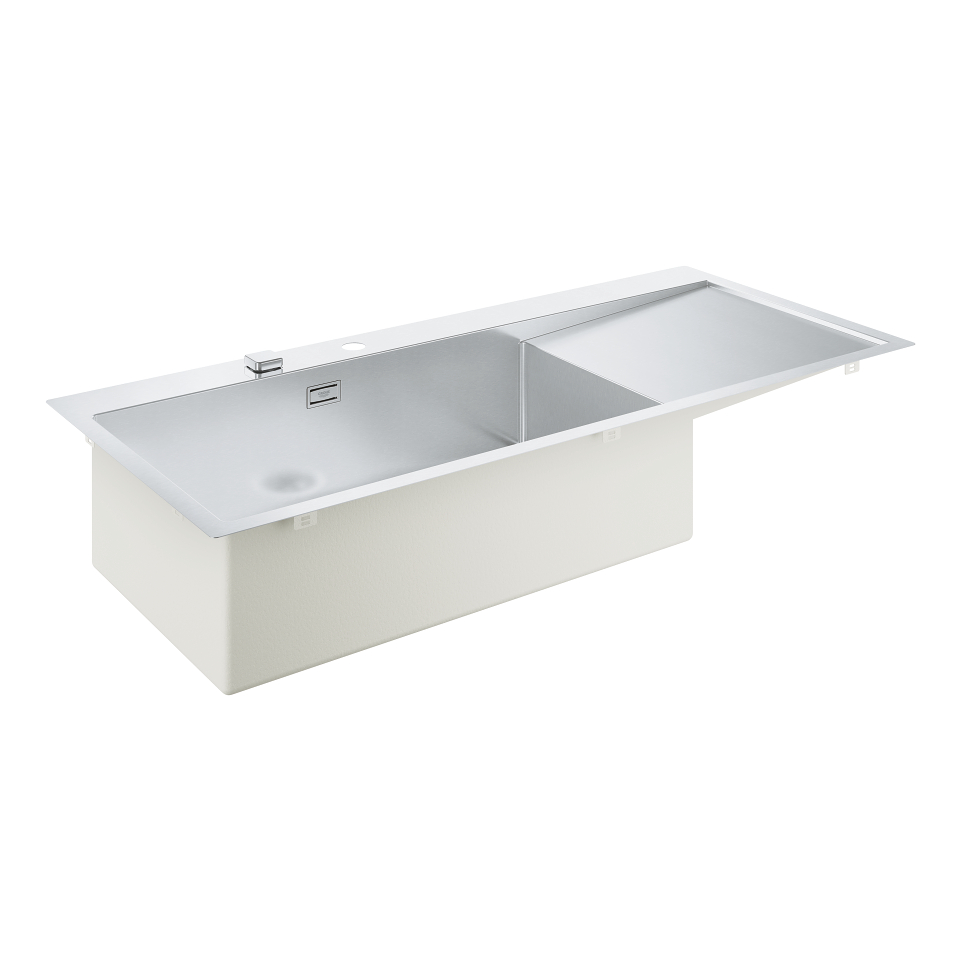 GROHE K1000 Dřez z nerezové oceli s odtokem nerez ocel, kartáčovaná #31581SD1