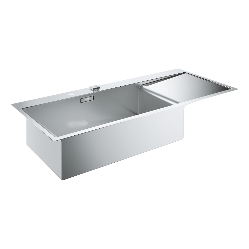 GROHE K1000 Dřez z nerezové oceli s odtokem nerez ocel, kartáčovaná #31581SD0
