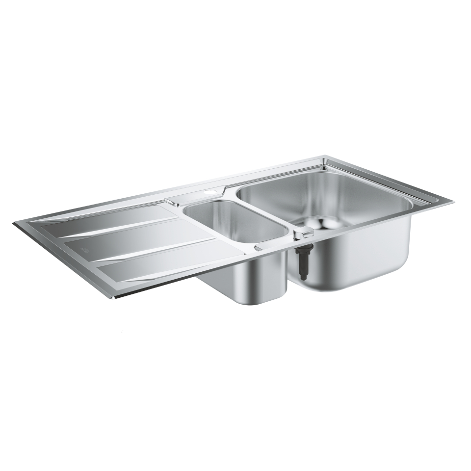 GROHE K400+ Dřez z nerezové oceli s odtokem nerez ocel, kartáčovaná #31569SD0
