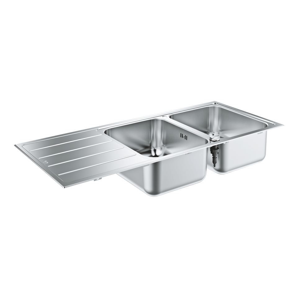 GROHE K500 Dřez z nerezové oceli s odtokem nerez ocel, kartáčovaná #31588SD1