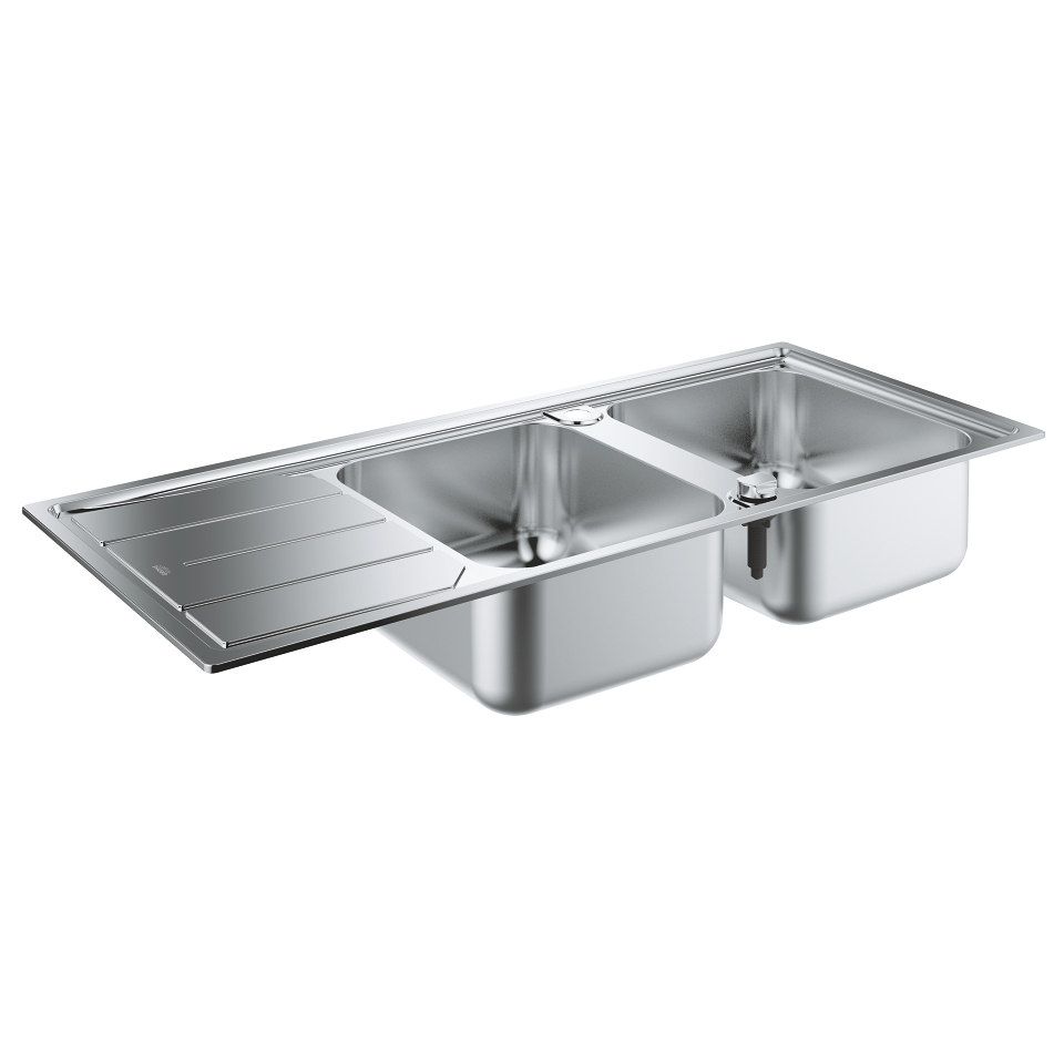 GROHE K500 Dřez z nerezové oceli s odtokem nerez ocel, kartáčovaná #31588SD0