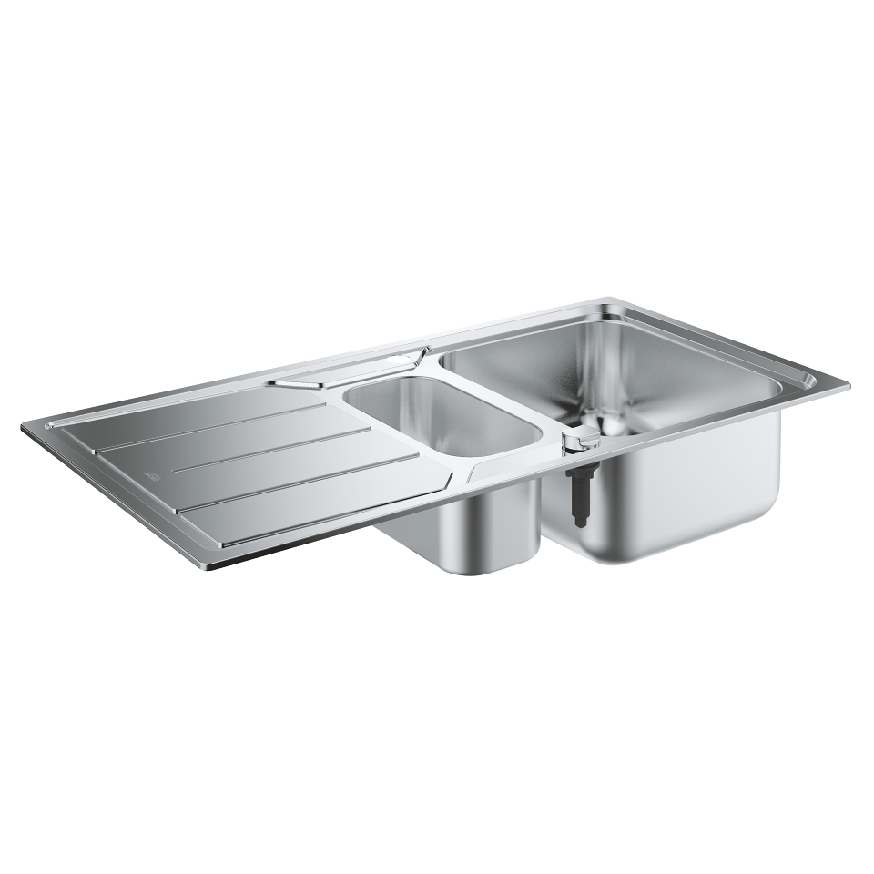 GROHE K500 Dřez z nerezové oceli s odtokem nerez ocel, kartáčovaná #31572SD0