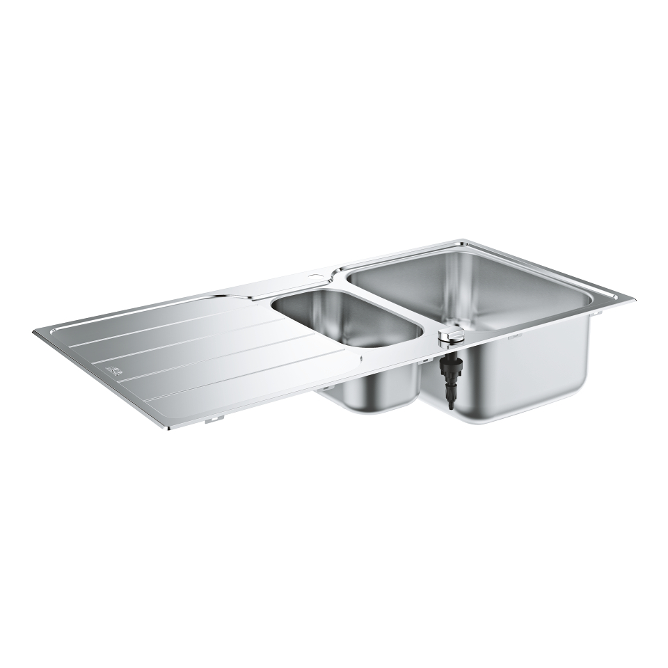 GROHE K500 Dřez z nerezové oceli s odtokem nerez ocel, kartáčovaná #31572SD1