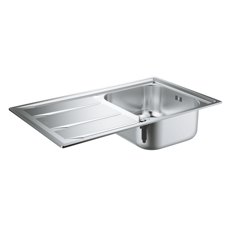 GROHE K400 Dřez z nerezové oceli s odtokem nerez ocel, kartáčovaná #31566SD0