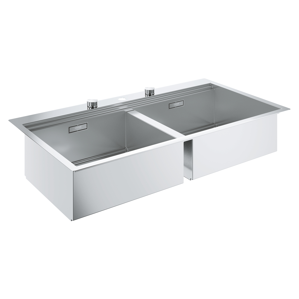 GROHE K800 Nerezový kuchyňský dřez nerez ocel, kartáčovaná #31585SD0