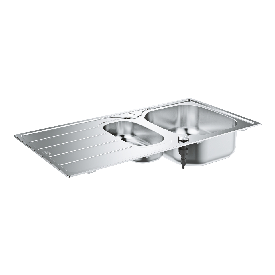 GROHE K200 Dřez z nerezové oceli s odtokem nerez ocel, kartáčovaná #31564SD1