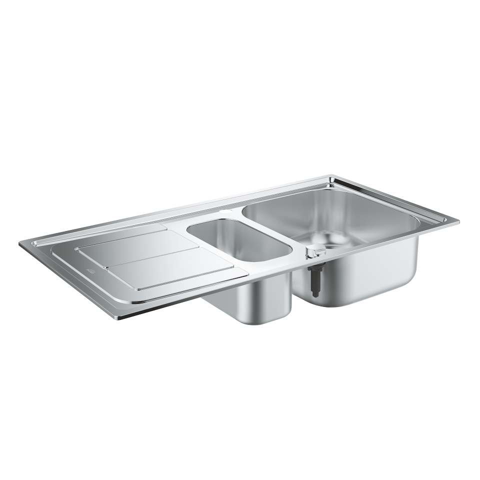 GROHE K300 Dřez z nerezové oceli s odtokem nerez ocel, kartáčovaná #31564SD0