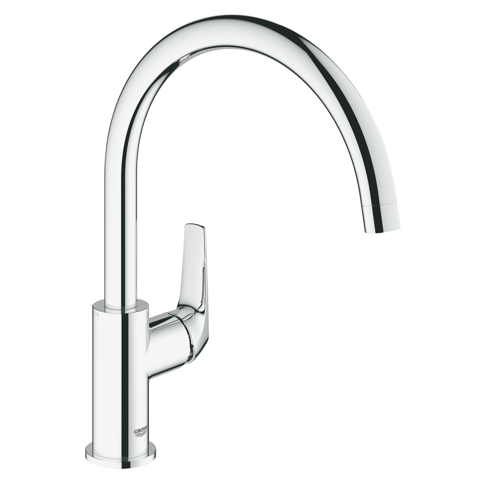 GROHE Jednopáková dřezová baterie BauFlow, 1/2″ #31538000 - chrom