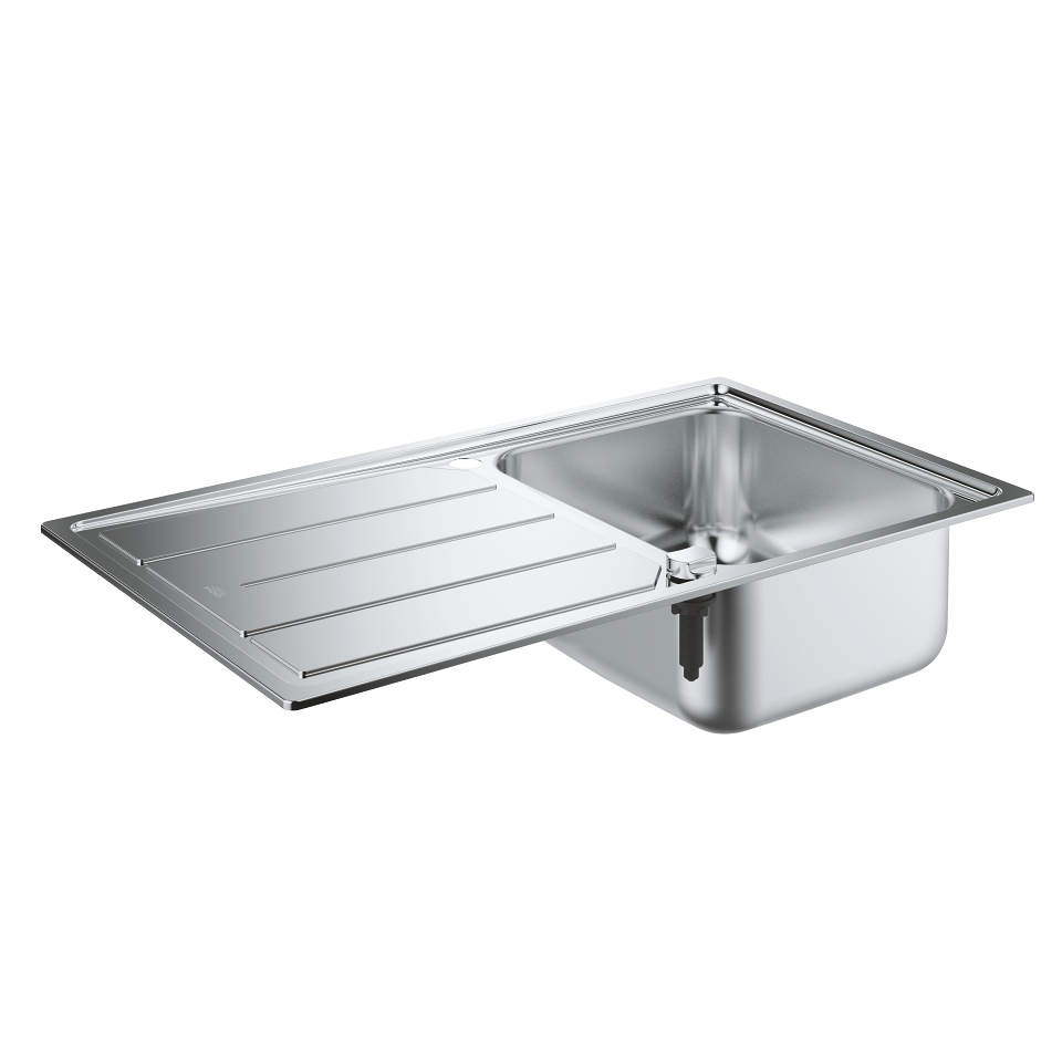 GROHE K500 Dřez z nerezové oceli s odtokem nerez ocel, kartáčovaná #31571SD0
