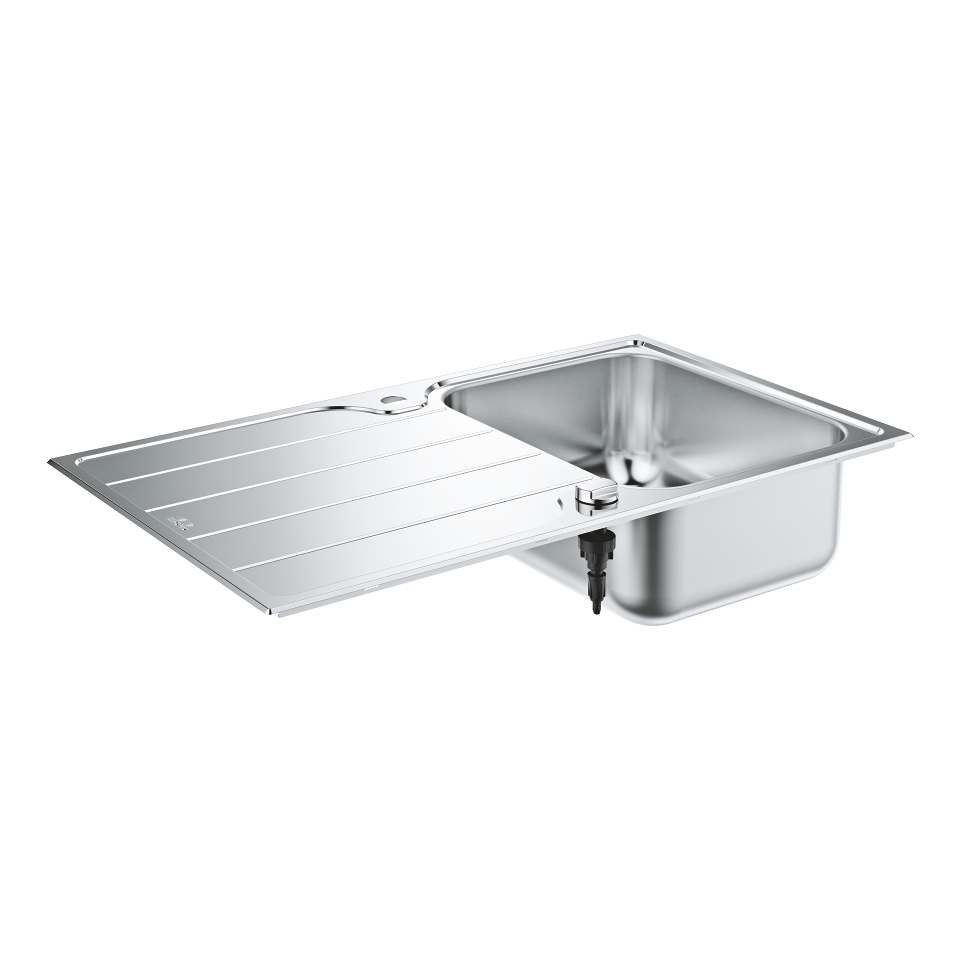 GROHE K500 Dřez z nerezové oceli s odtokem nerez ocel, kartáčovaná #31571SD1