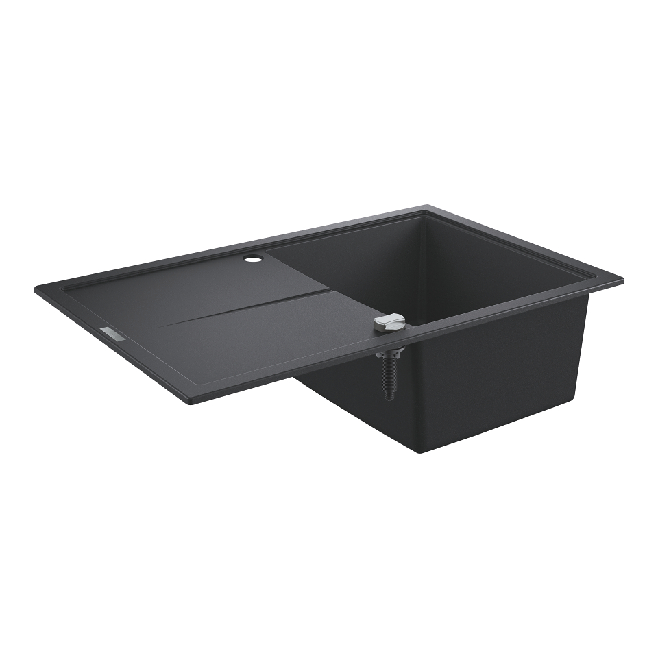 GROHE K400 Kompozitní dřez s odtokem granitová černá #31639AP0