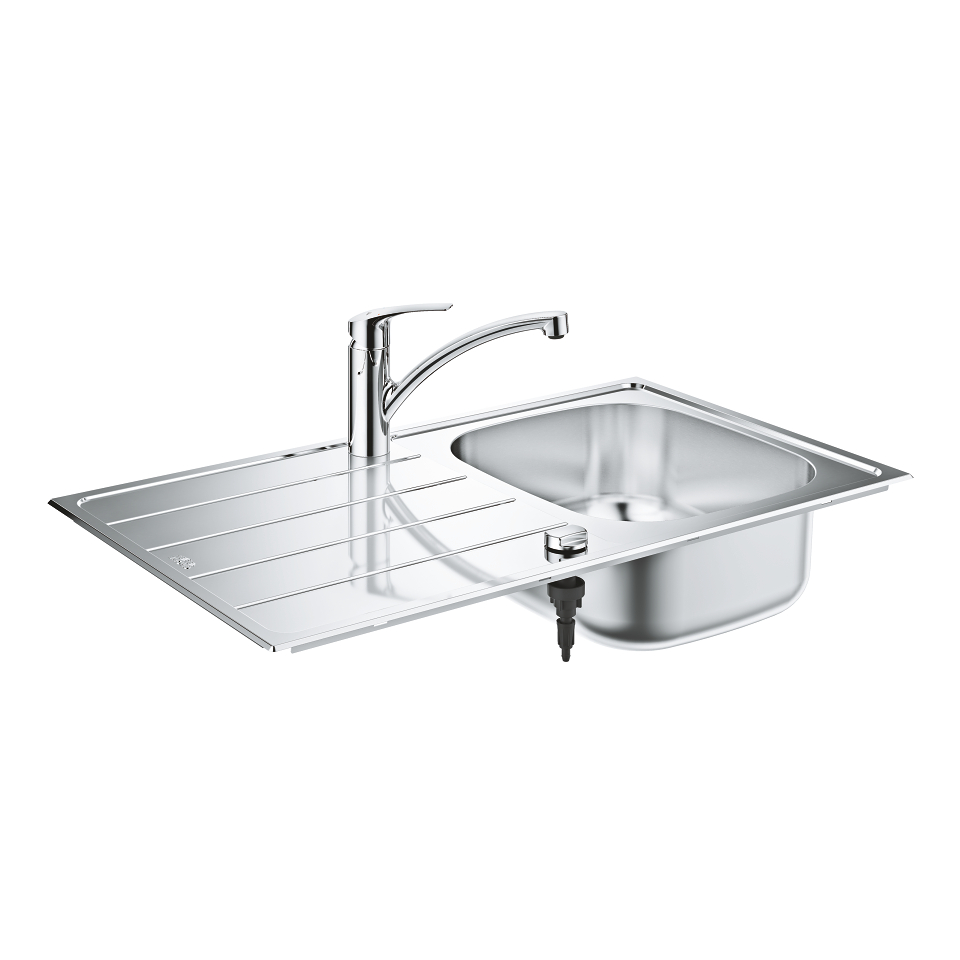 GROHE Eurosmart Sada kuchyňské baterie a dřezu nerez ocel, kartáčovaná #31565SD1