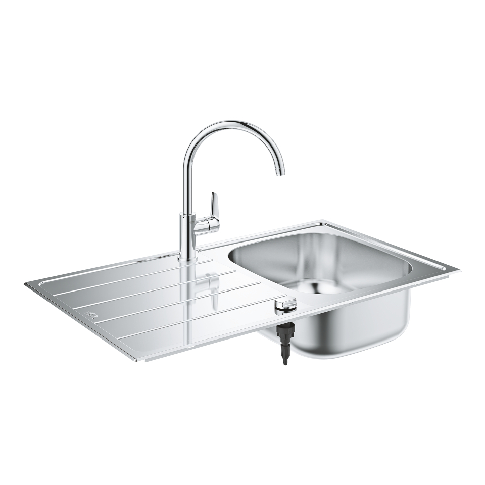 GROHE Bau Sada kuchyňské baterie a dřezu nerez ocel, kartáčovaná #31562SD1