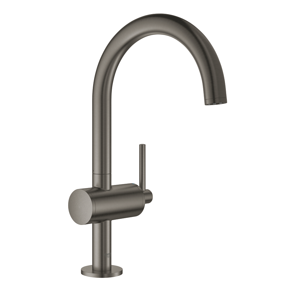 GROHE Atrio Páková umyvadlová baterie DN15, Velikost L kartáčovaný Hard Graphite #32042AL3