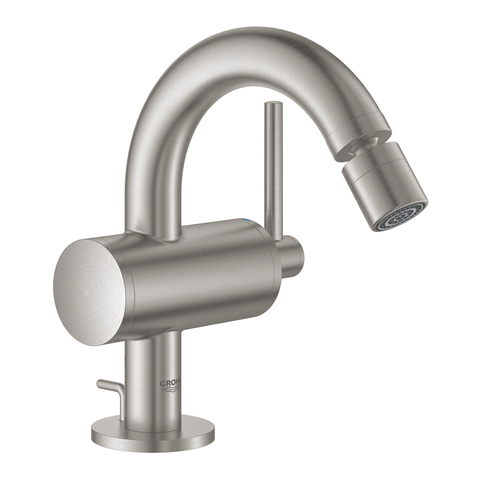 GROHE Atrio Páková bidetová baterie, DN 15 Velikost M SuperSteel #32108DC3
