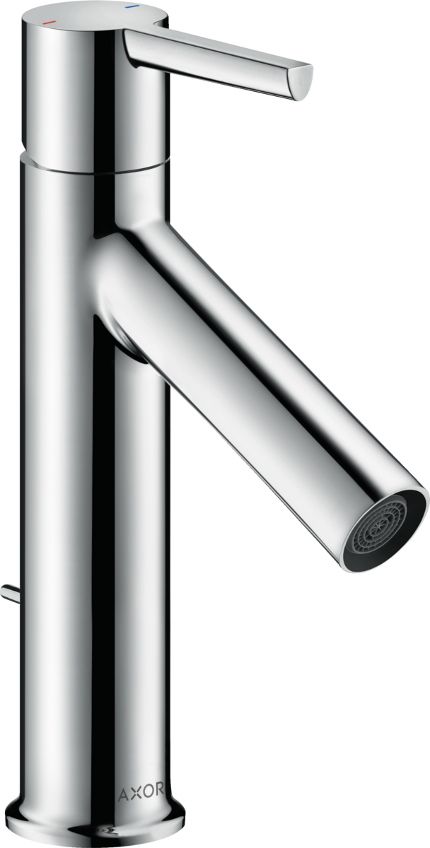 HANSGROHE AXOR Starck Páková umyvadlová baterie 100 s páčkovou rukojetí a odtokovou soupravou s táhlem #10001000 - chrom
