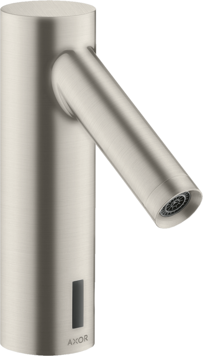 HANSGROHE Elektronická umyvadlová baterie AXOR Starck s přednastavenou teplotou na baterii #10106800 - nerezová ocel Optic