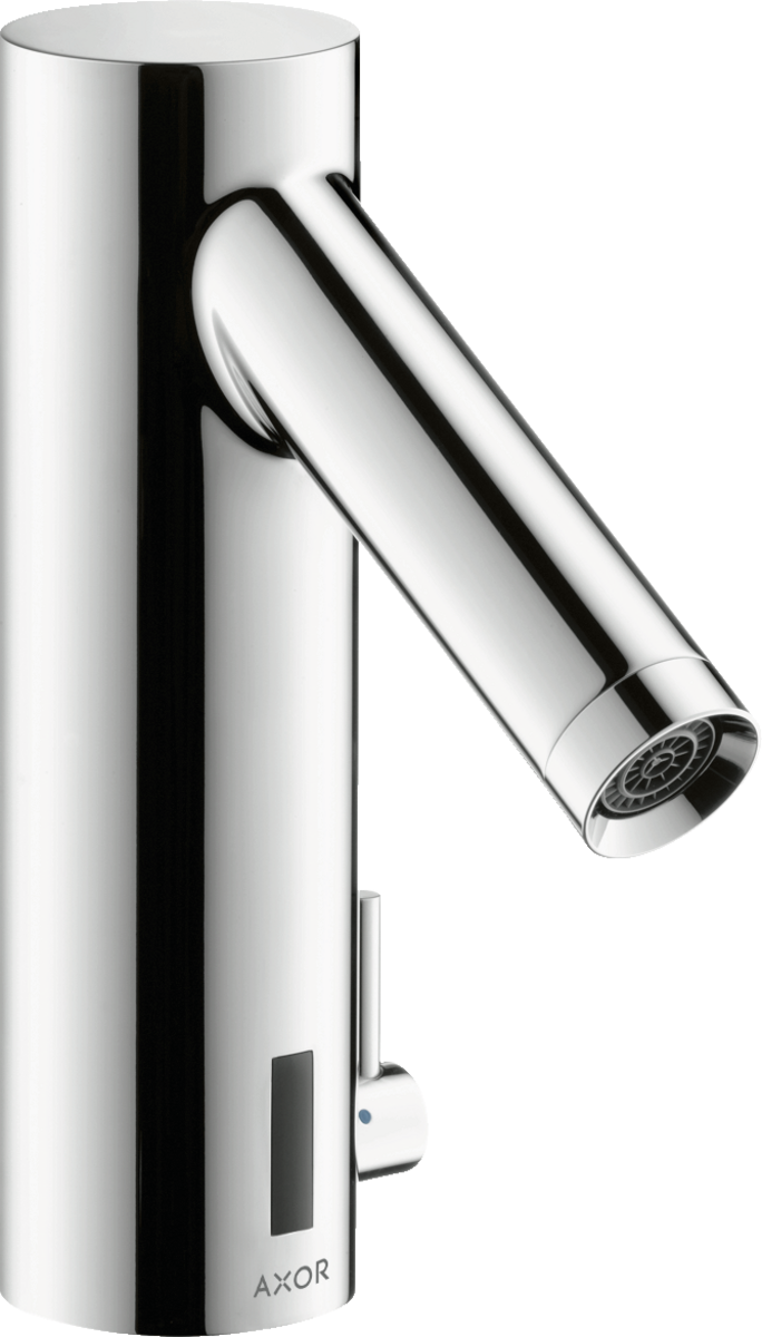 HANSGROHE AXOR Starck Elektronická umyvadlová baterie s ovládáním teploty, bateriový provoz #10101000 - chrom