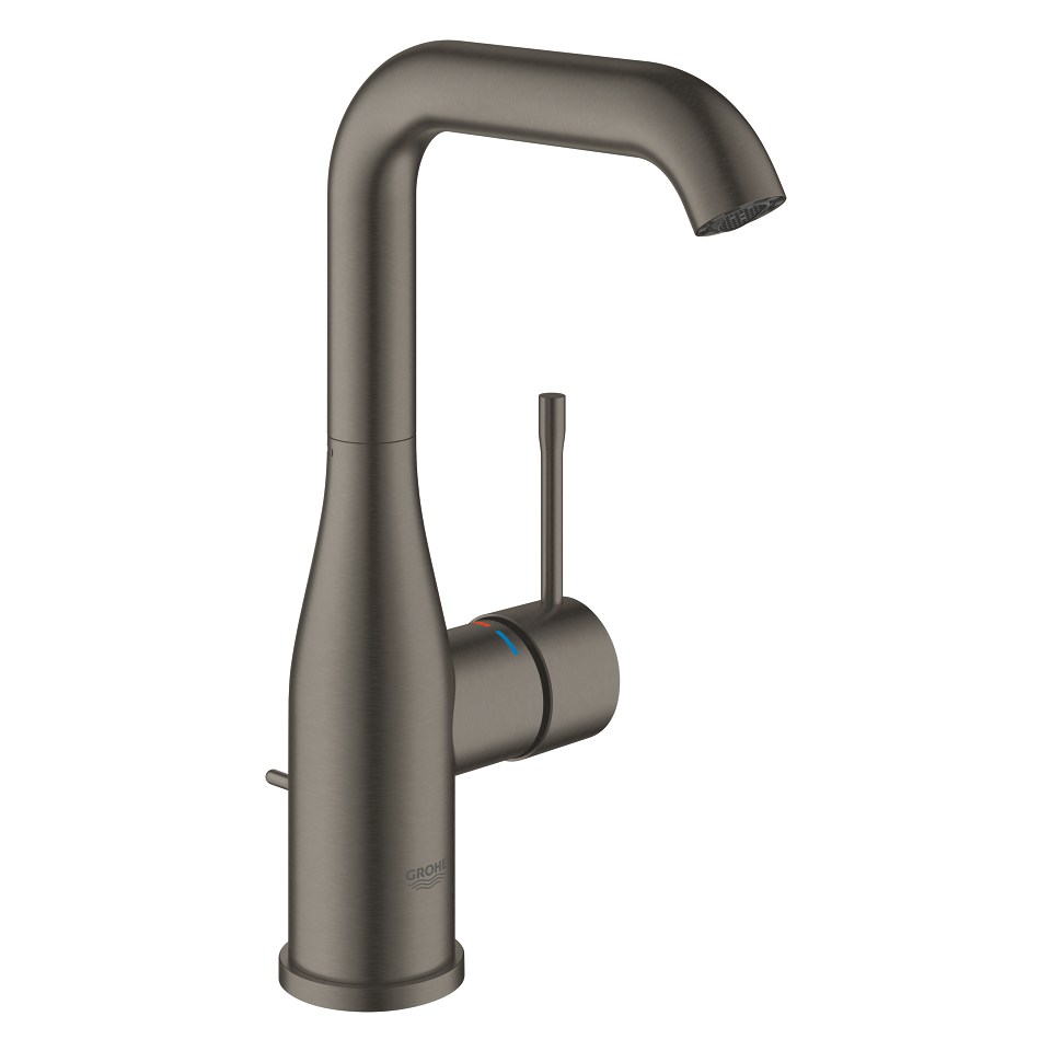 GROHE Essence Páková umyvadlová baterie DN15, Velikost L kartáčovaný Hard Graphite #32628AL1