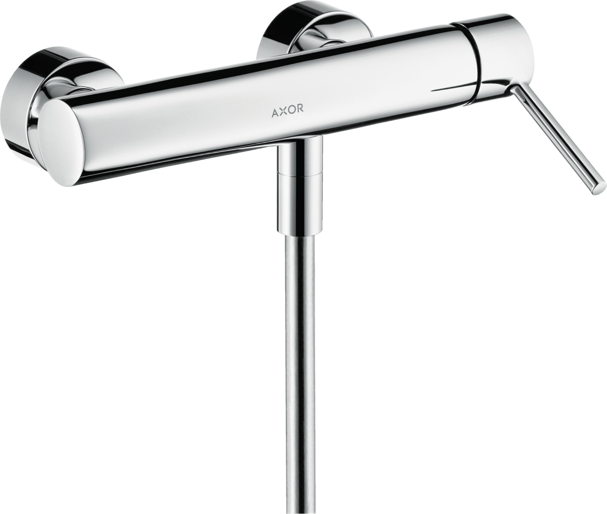 HANSGROHE AXOR Starck Páková sprchová baterie s instalací na stěnu, s kolíkovou rukojetí #10611000 - chrom