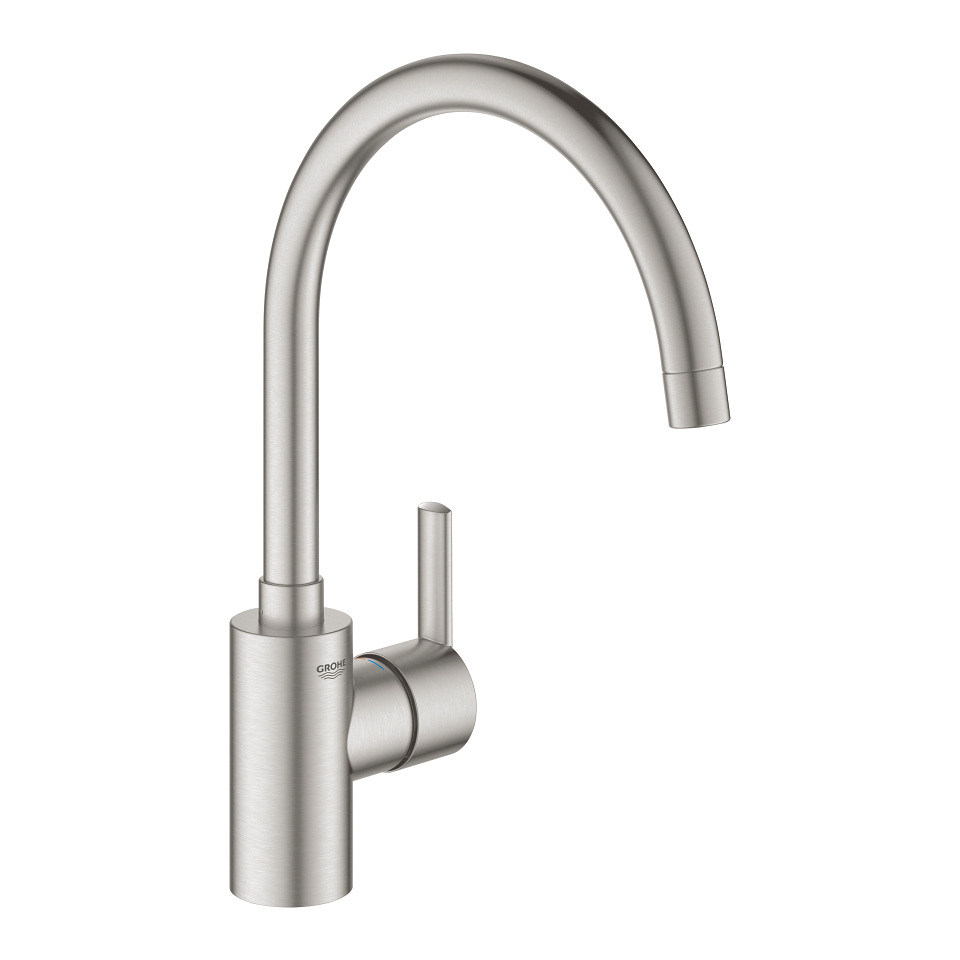 GROHE Jednopáková dřezová baterie Feel, 1/2″ #32670DC2 - supersteel