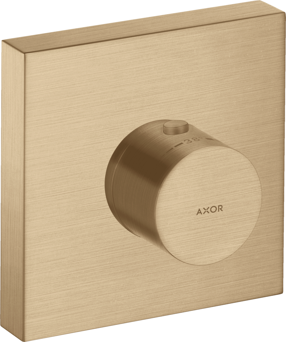 HANSGROHE Modul termostatu AXOR ShowerSolutions 120/120 skrytý, hranatý #10755140 - kartáčovaný bronz