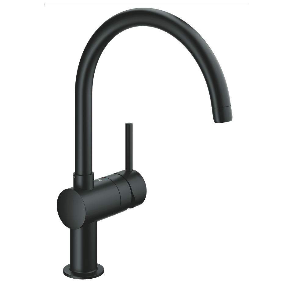 GROHE Minta Páková dřezová baterie velvet black - černá #32917KS0