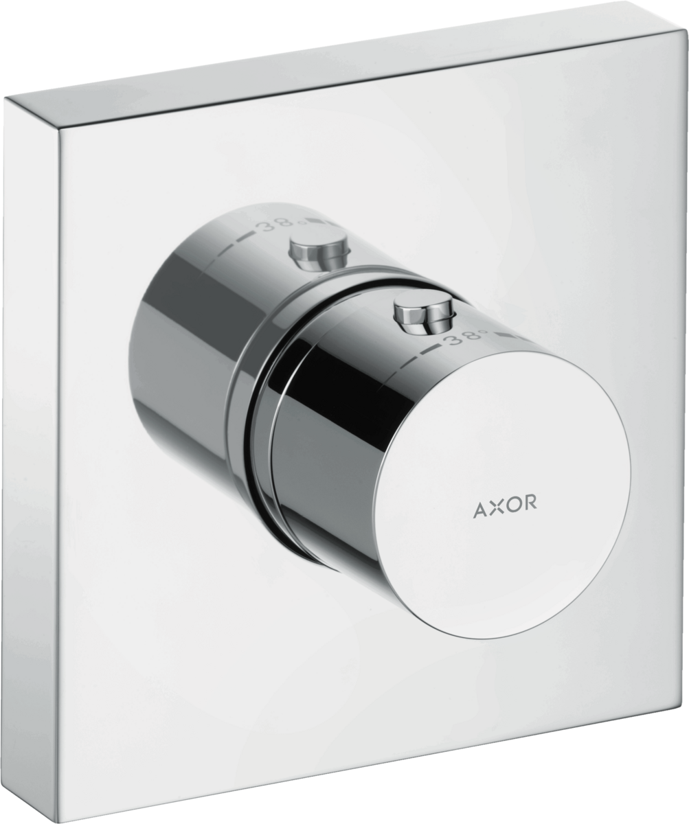 HANSGROHE AXOR ShowerSolutions Modul termostatu 120/120 s podomítkovou instalací, hranatý #10755000 - chrom