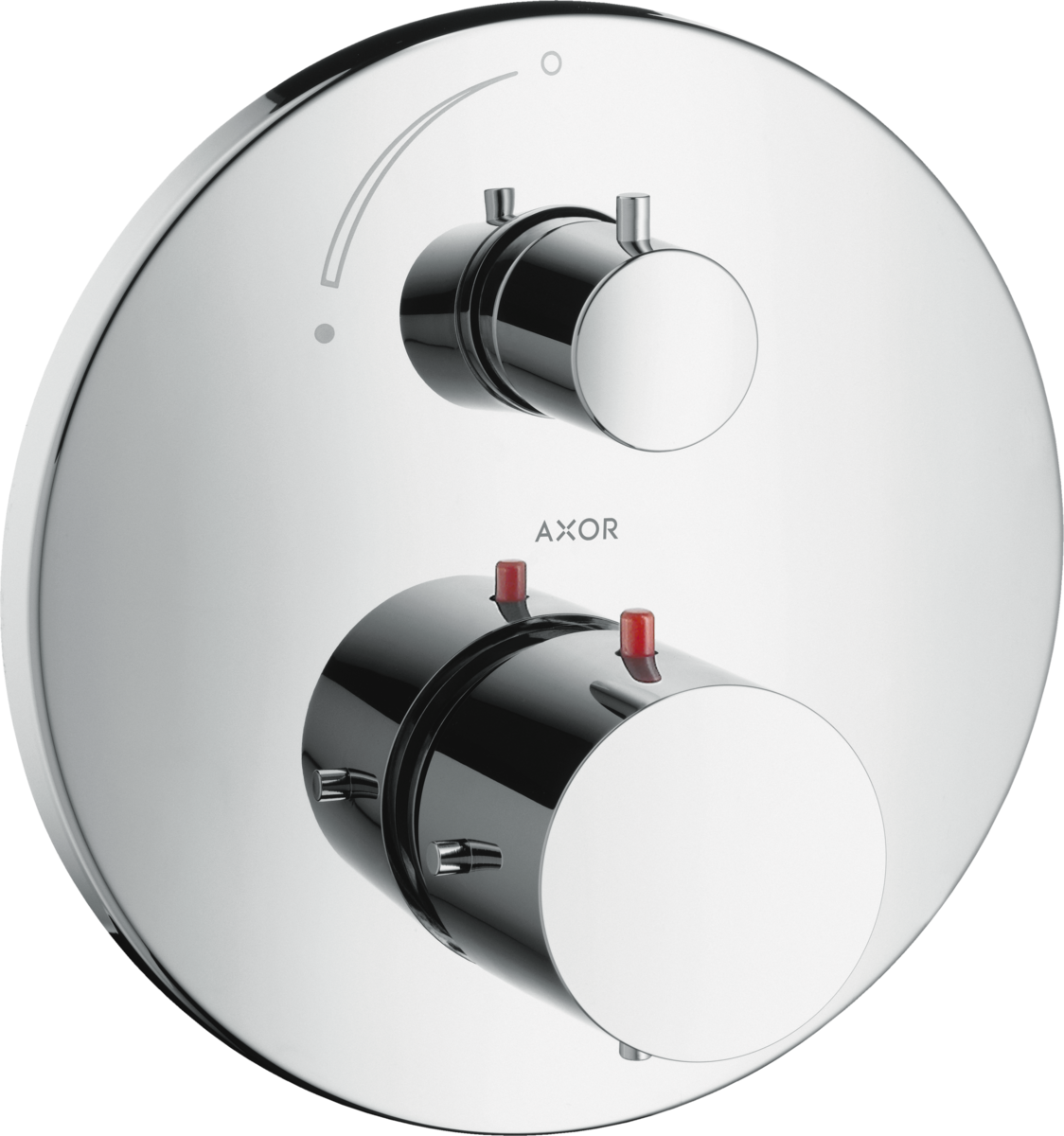 HANSGROHE AXOR Starck Termostat s podomítkovou instalací, s uzavíracím ventilem #10700000 - chrom