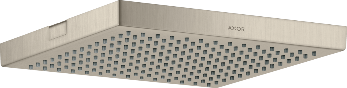 HANSGROHE Sprchová hlavice AXOR ShowerSolutions 240/240 s 1 proudem integrovaná do stropu #10924820 - kartáčovaný nikl