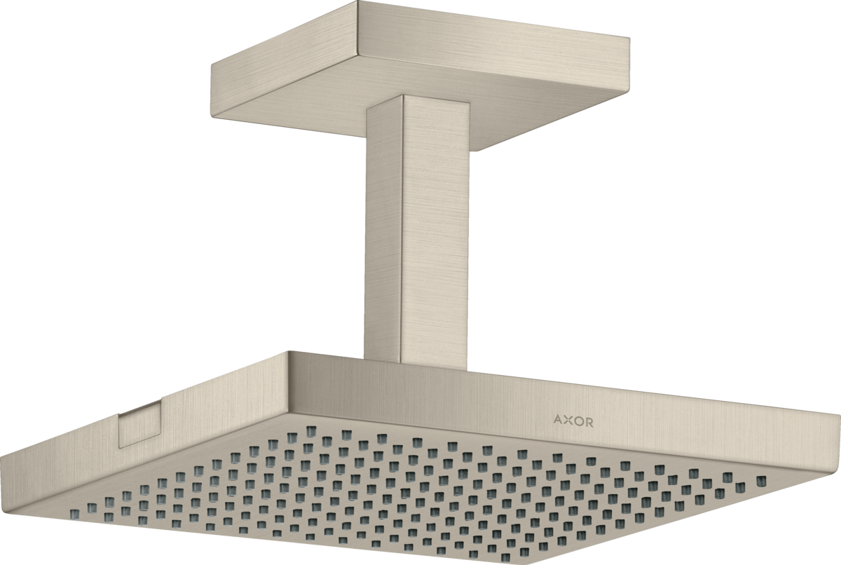 HANSGROHE Sprchová hlavice AXOR ShowerSolutions 240/240 1jet se stropním připojením #10929820 - kartáčovaný nikl