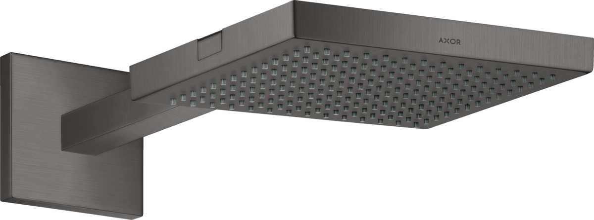 HANSGROHE AXOR ShowerSolutions Horní sprcha 240/240 1jet se sprchovým ramenem #10925340 - kartáčovaný černý chrom
