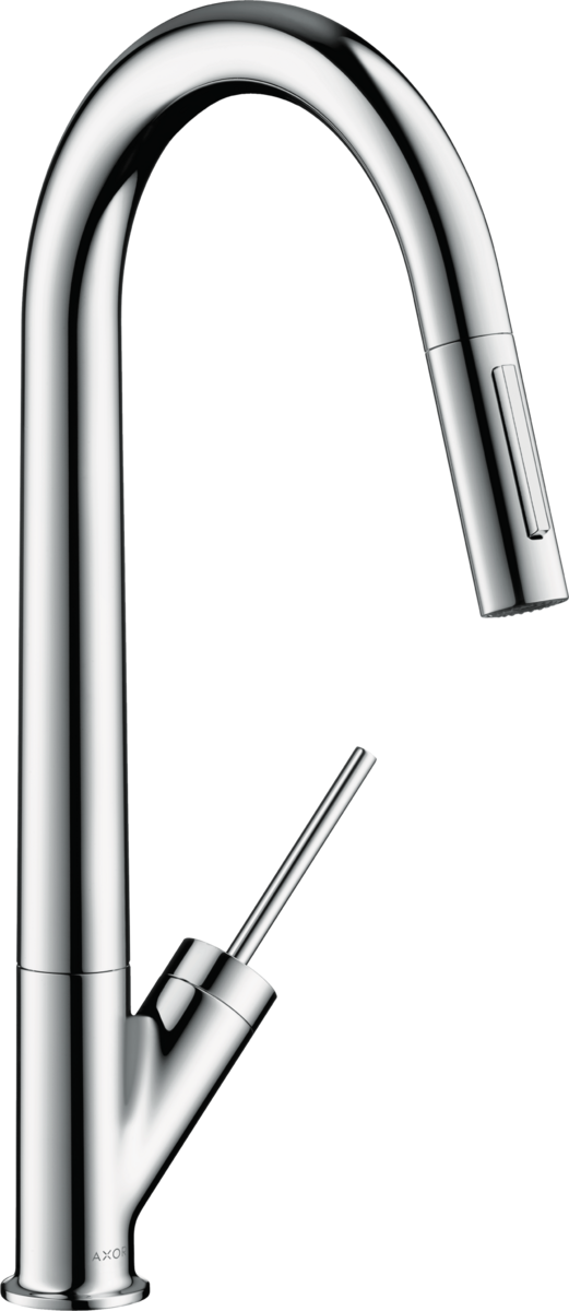 HANSGROHE AXOR Starck Páková kuchyňská baterie 270 s vytahovací sprškou #10821000 - chrom