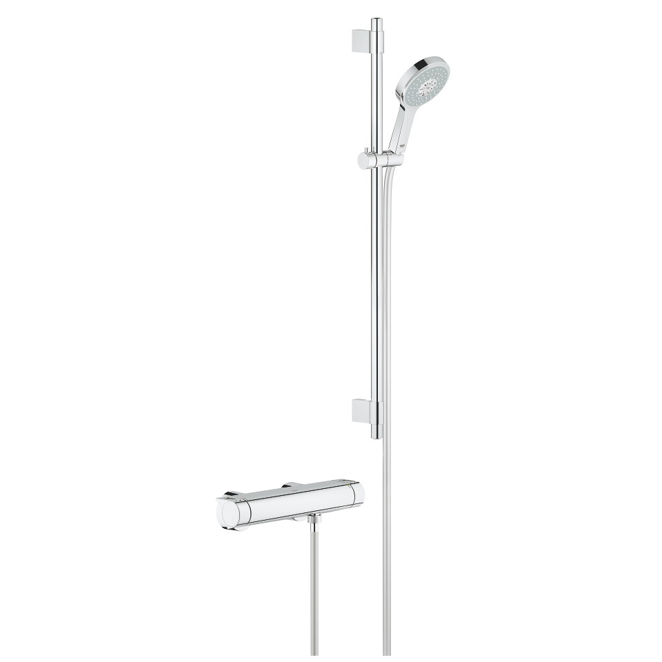 GROHE Grohtherm 2000 Termostatická sprchová baterie, DN 15 se sprchovou soupravou Chrom #34482001