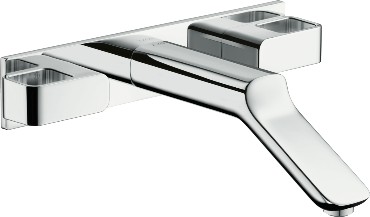 HANSGROHE AXOR Urquiola 3otvorová umyvadlová baterie pod omítku, montáž na stěnu, s výtokem 228 mm #11043000 - chrom