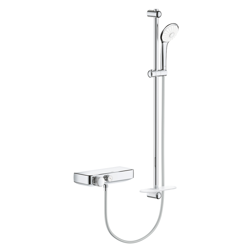 GROHE Grohtherm SmartControl Termostatická sprchová baterie, DN 15 se sprchovou soupravou Chrom #34721000