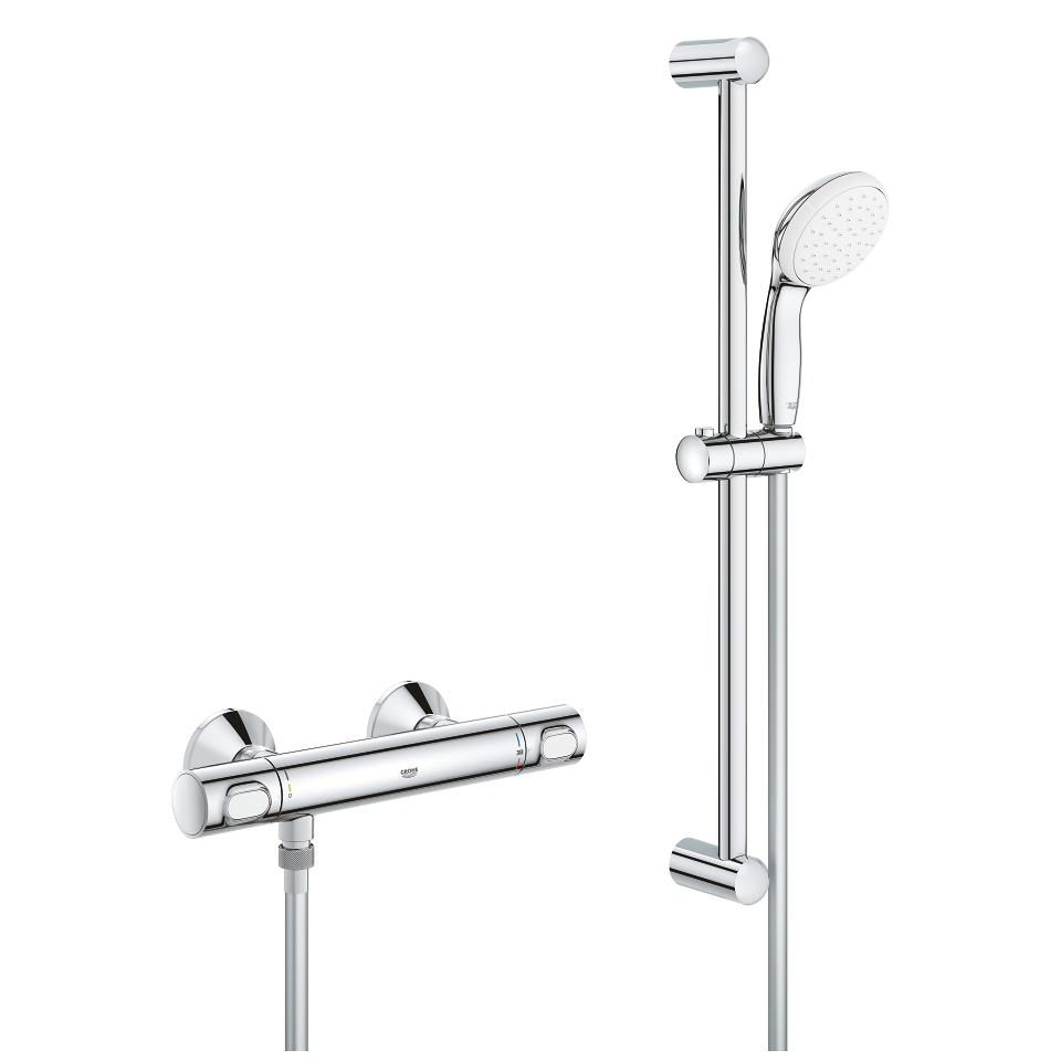 GROHE Grohtherm 500 Termostatická sprchová baterie, DN 15 se sprchovou soupravou Chrom #34796000