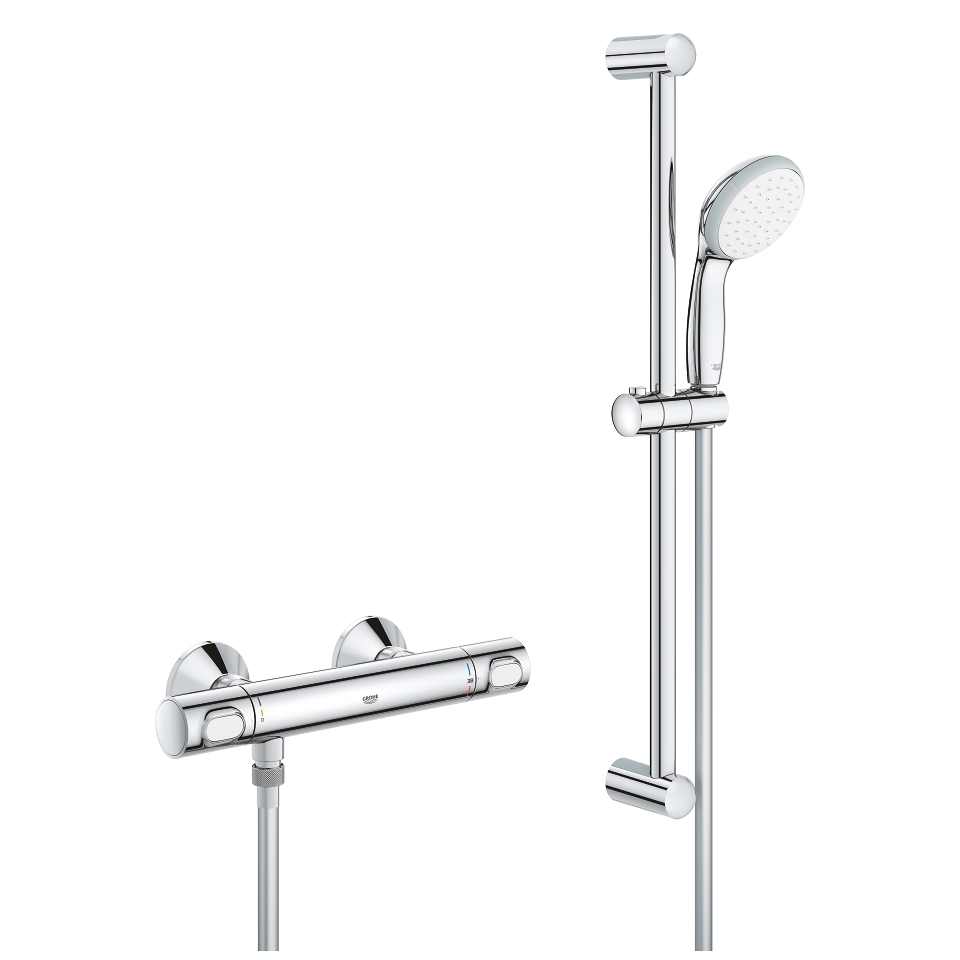 GROHE Precision Flow Termostatická sprchová baterie, DN 15 se sprchovou soupravou Chrom #34841000