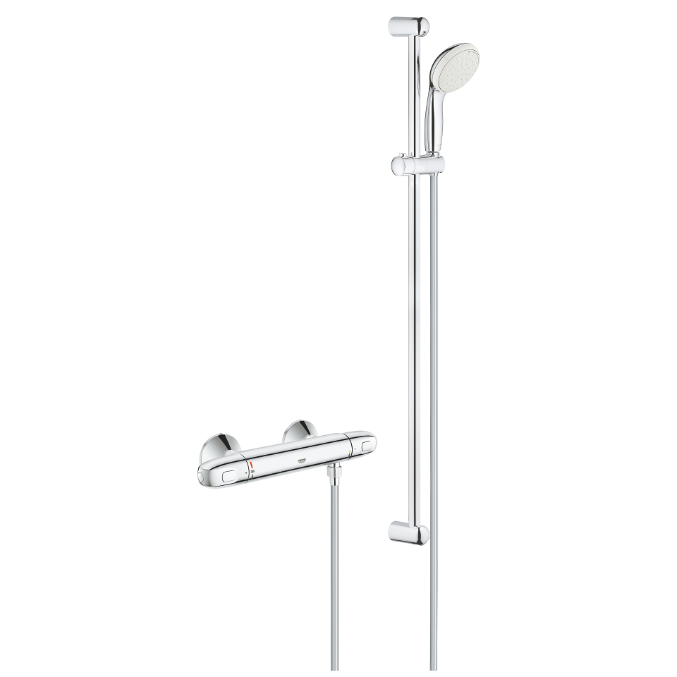GROHE Grohtherm 1000 Termostatická sprchová baterie, DN 15 se sprchovou soupravou Chrom #34824004