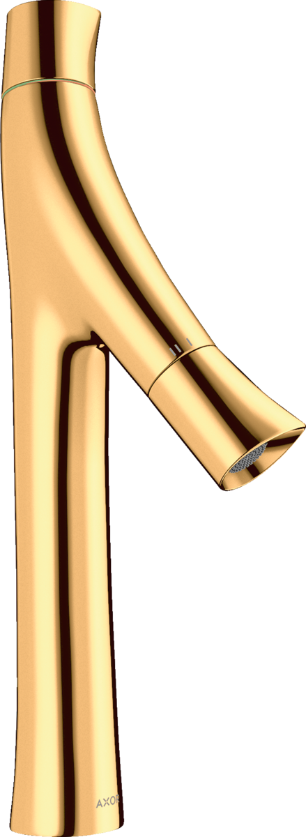 HANSGROHE AXOR Starck Organic 2-ruční umyvadlová baterie 170 pro umyvadla na desku s výsuvným odpadem #12012990 - Polished Gold Optic