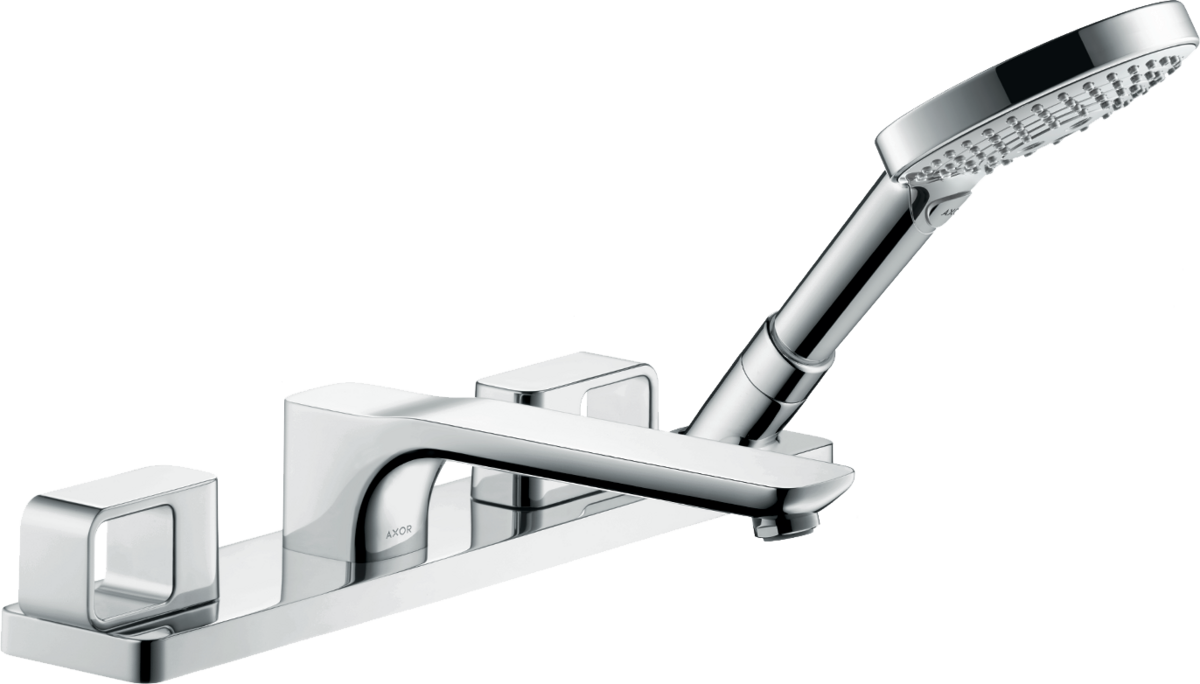 HANSGROHE AXOR Urquiola 4-otvorová baterie na okraj dlaždice #11445000 - chrom