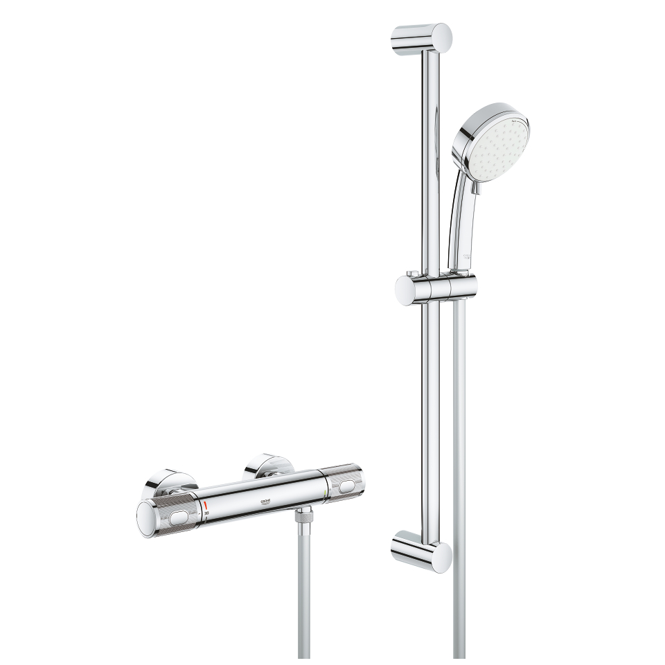 GROHE Grohtherm 1000 Performance Termostatická sprchová baterie, DN 15 se sprchovou soupravou Chrom #34783000