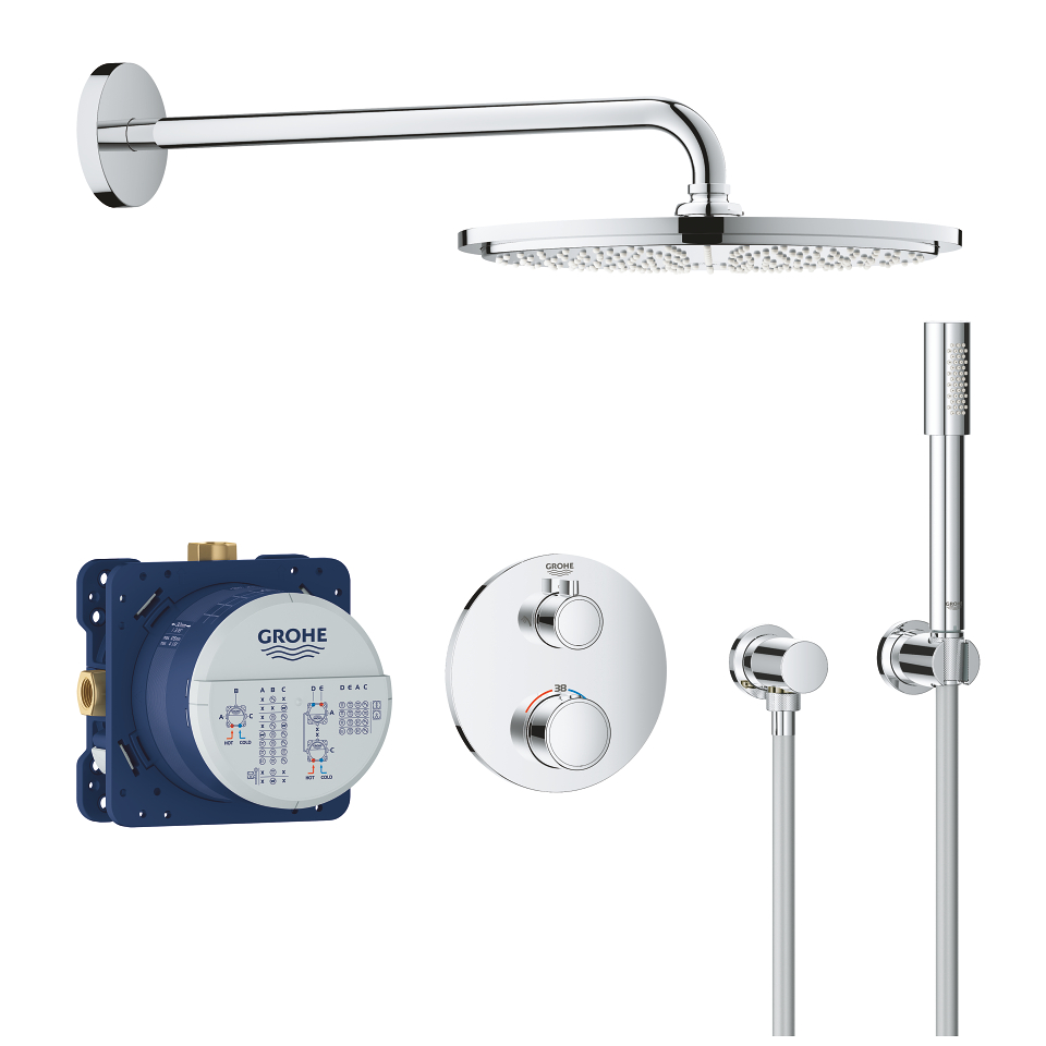 GROHE Grohtherm Sprchový set vhodný pro Rainshower Cosmopolitan 310 Chrom #34731000