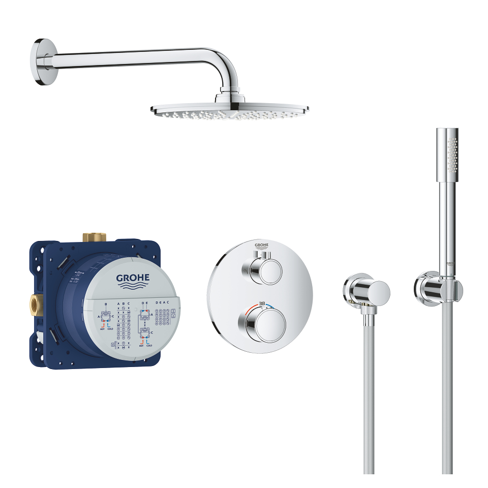 GROHE Grohtherm Sprchový set Rainshower Cosmopolitan 210 Chrom #34732000