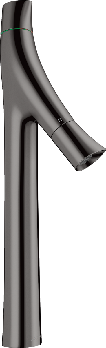 HANSGROHE AXOR Starck Organic 2-ruční umyvadlová baterie 240 pro umyvadla na desku s výsuvným odpadem #12013330 - leštěný černý chrom