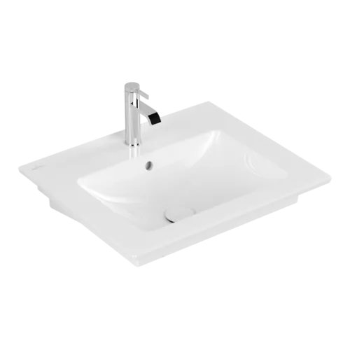 VILLEROY BOCH Umyvadlo Venticello, 600 x 505 x 165 mm, bílá Alpine CeramicPlus, s přepadem #412460R1