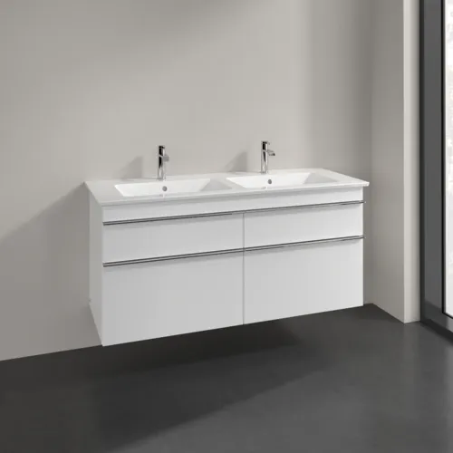 VILLEROY BOCH Venticello toaletní skříňka, 4 zásuvky, 1253 x 590 x 502 mm, lesklá bílá / lesklá bílá #A93001DH, obrázek 2
