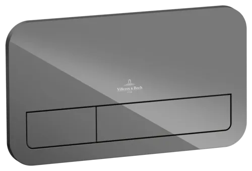 Obrázek VILLEROY BOCH Instalační systémy ViConnect WC deska 200G, 2-splachovací, sklo leskle šedé #922400RA