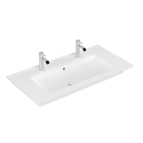 VILLEROY BOCH Skříňkové umyvadlo Venticello, 1000 x 500 x 170 mm, bílá Alpine CeramicPlus, s přepadem #4104AKR1